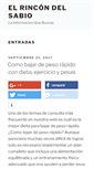 Mobile Screenshot of elrincondelsabio.com